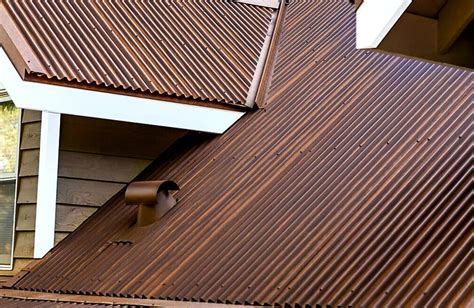 houses with rust looking metal roofs|painted rust metal roof panels.